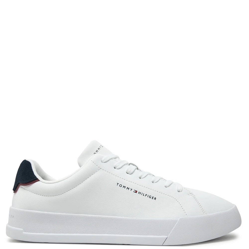 TOMMY HILFIGER</br>Ανδρικά Sneakers Λευκό/Μπλε Δέρμα FM0FM05367-0LD Tommy Hilfiger TOMMY HILFIGER</br>Ανδρικά Sneakers Λευκό/Μπλε Δέρμα FM0FM05367-0LD Tommy Hilfiger