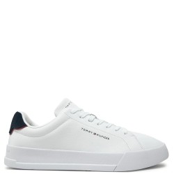 TOMMY HILFIGER</br>Ανδρικά Sneakers Λευκό/Μπλε Δέρμα FM0FM05367-0LD Tommy Hilfiger
