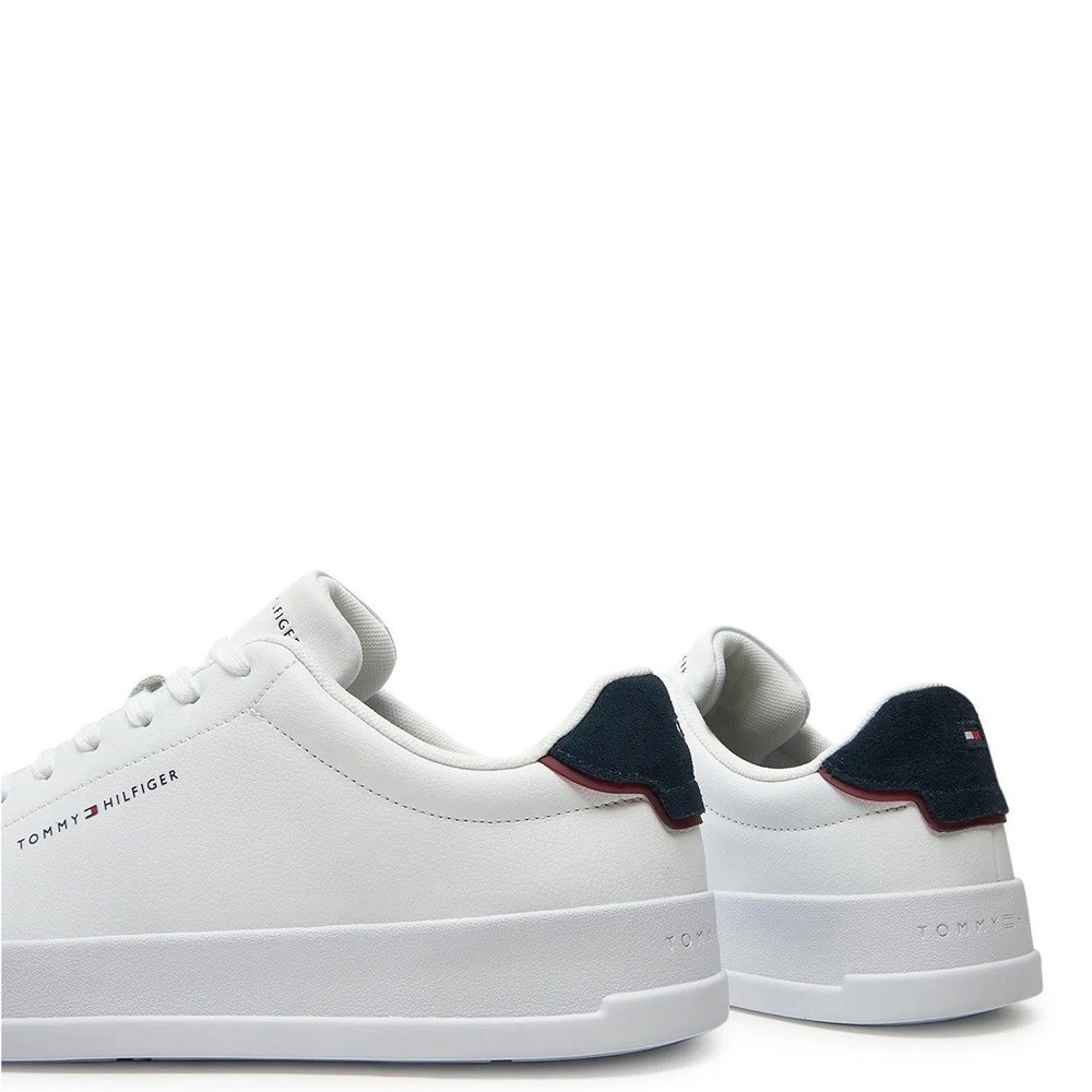 TOMMY HILFIGER</br>Ανδρικά Sneakers Λευκό/Μπλε Δέρμα FM0FM05367-0LD Tommy Hilfiger TOMMY HILFIGER</br>Ανδρικά Sneakers Λευκό/Μπλε Δέρμα FM0FM05367-0LD Tommy Hilfiger