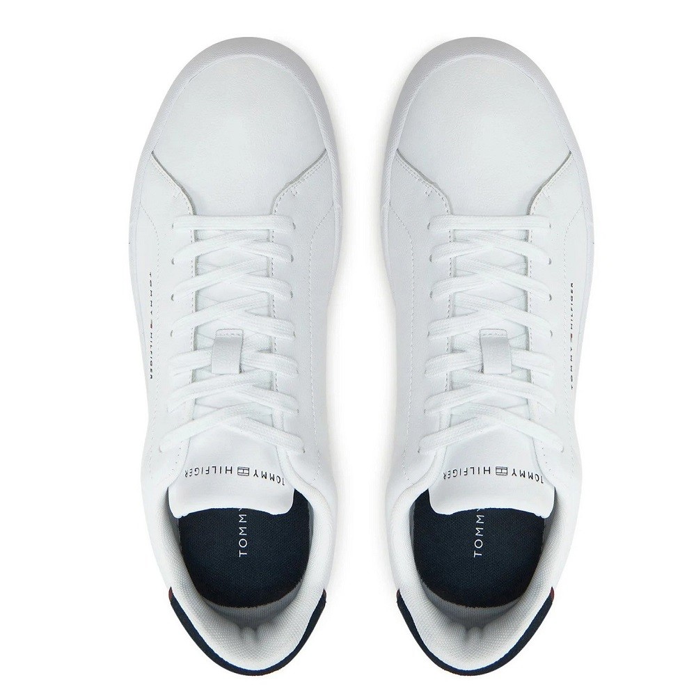 TOMMY HILFIGER</br>Ανδρικά Sneakers Λευκό/Μπλε Δέρμα FM0FM05367-0LD Tommy Hilfiger TOMMY HILFIGER</br>Ανδρικά Sneakers Λευκό/Μπλε Δέρμα FM0FM05367-0LD Tommy Hilfiger