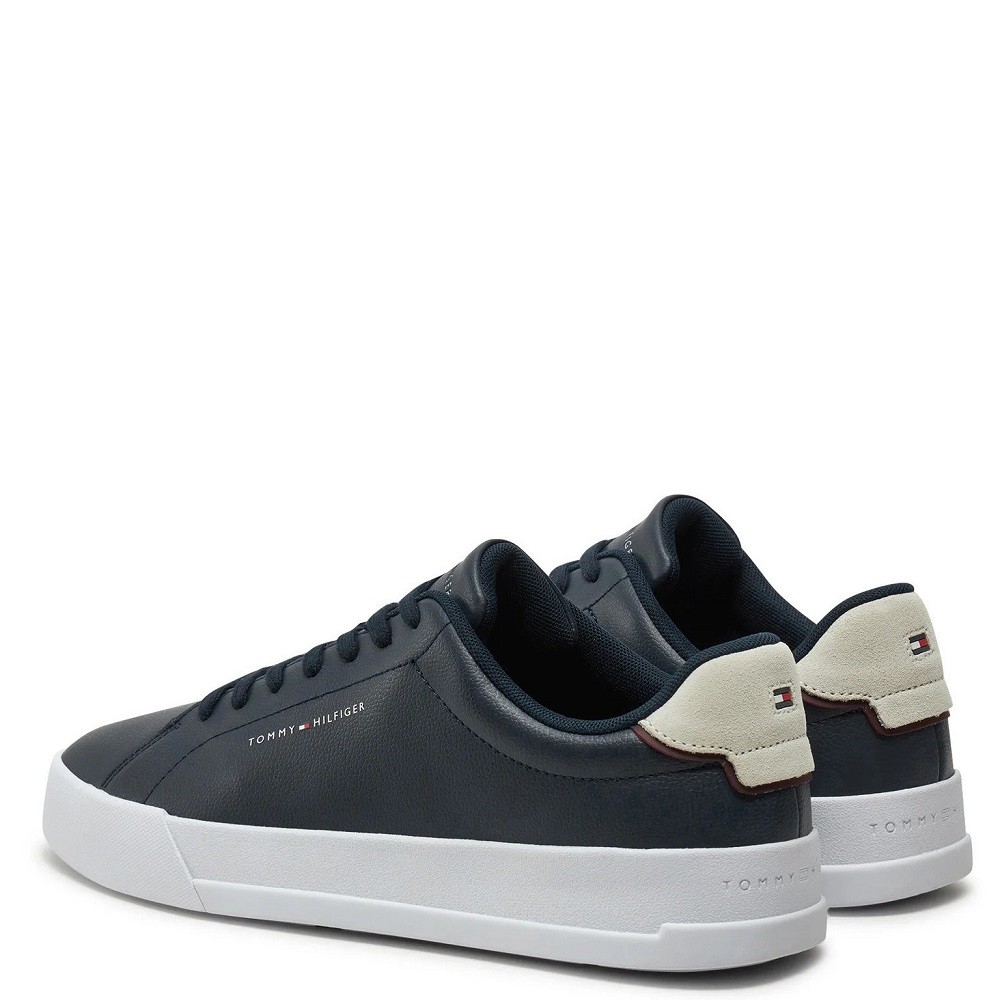 TOMMY HILFIGER</br>Ανδρικά Sneakers Μπλε Δέρμα FM0FM05367-DW5 Tommy Hilfiger TOMMY HILFIGER</br>Ανδρικά Sneakers Μπλε Δέρμα FM0FM05367-DW5 Tommy Hilfiger