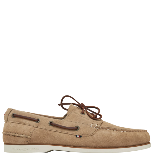 Ανδρικά Boat-shoes/Ιστιοπλοϊκά Μπεζ Suede FM0FM05387-AEG Tommy Hilfiger Ανδρικά Boat-shoes/Ιστιοπλοϊκά Μπεζ Suede FM0FM05387-AEG Tommy Hilfiger
