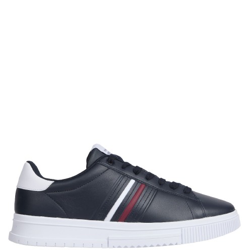 Ανδρικά Sneakers Μπλε Δέρμα FM0FM05406-DW5 Tommy Hilfiger Ανδρικά Sneakers Μπλε Δέρμα FM0FM05406-DW5 Tommy Hilfiger