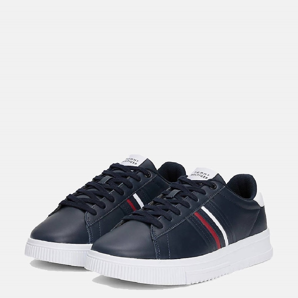 TOMMY HILFIGER</br>Ανδρικά Sneakers Μπλε Δέρμα FM0FM05406-DW5 Tommy Hilfiger TOMMY HILFIGER</br>Ανδρικά Sneakers Μπλε Δέρμα FM0FM05406-DW5 Tommy Hilfiger