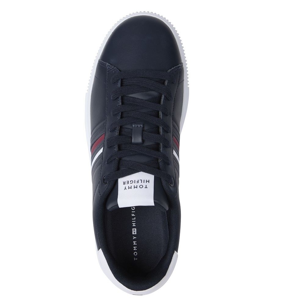 TOMMY HILFIGER</br>Ανδρικά Sneakers Μπλε Δέρμα FM0FM05406-DW5 Tommy Hilfiger TOMMY HILFIGER</br>Ανδρικά Sneakers Μπλε Δέρμα FM0FM05406-DW5 Tommy Hilfiger