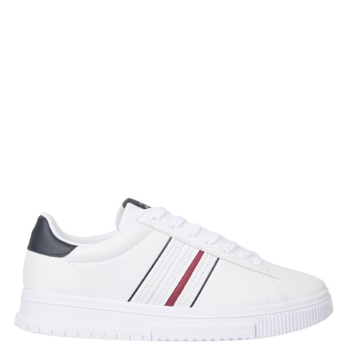 Ανδρικά Sneakers Λευκό Δέρμα FM0FM05406-YBS Tommy Hilfiger Ανδρικά Sneakers Λευκό Δέρμα FM0FM05406-YBS Tommy Hilfiger