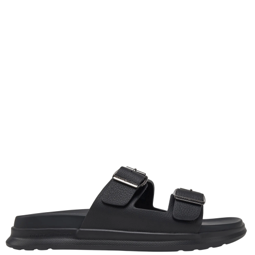 Ανδρικές Παντόφλες Μαύρο Δέρμα FM0FM05414-BDS Tommy Hilfiger