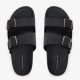 TOMMY HILFIGER</br>Ανδρικές Παντόφλες Μαύρο Δέρμα FM0FM05414-BDS Tommy Hilfiger TOMMY HILFIGER</br>Ανδρικές Παντόφλες Μαύρο Δέρμα FM0FM05414-BDS Tommy Hilfiger