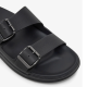 TOMMY HILFIGER</br>Ανδρικές Παντόφλες Μαύρο Δέρμα FM0FM05414-BDS Tommy Hilfiger TOMMY HILFIGER</br>Ανδρικές Παντόφλες Μαύρο Δέρμα FM0FM05414-BDS Tommy Hilfiger