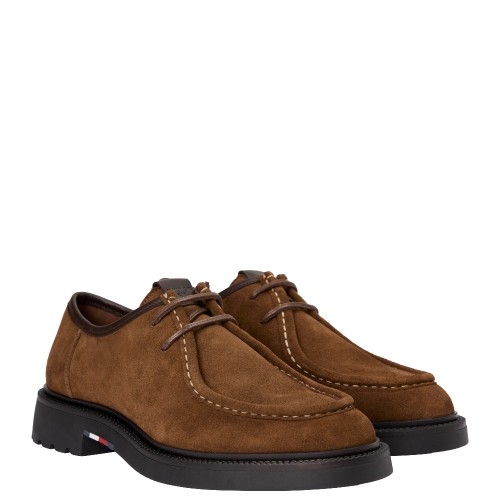 Tommy Hilfiger Comfort Lightweight Suede Moc Toe Shoes FM0FM05589-GVQ Ανδρικά Δετά Παπούτσια Ταμπά Suede Tommy Hilfiger Comfort Lightweight Suede Moc Toe Shoes FM0FM05589-GVQ Ανδρικά Δετά Παπούτσια Ταμπά Suede