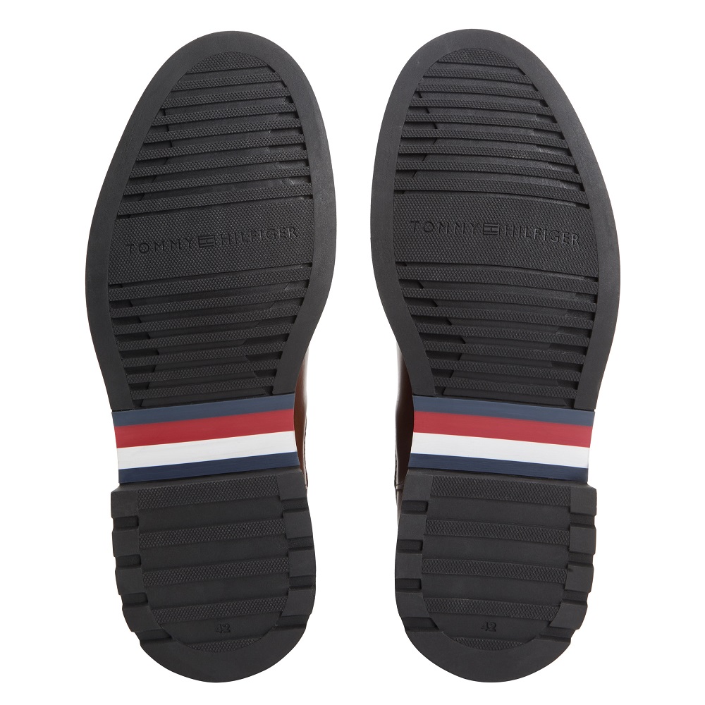 TOMMY HILFIGER</br>Tommy Hilfiger Comfort Lightweight Leather Chelsea FM0FM05591-GVI Ανδρικά Μποτάκια Chelsea Ταμπά Δέρμα TOMMY HILFIGER</br>Tommy Hilfiger Comfort Lightweight Leather Chelsea FM0FM05591-GVI Ανδρικά Μποτάκια Chelsea Ταμπά Δέρμα