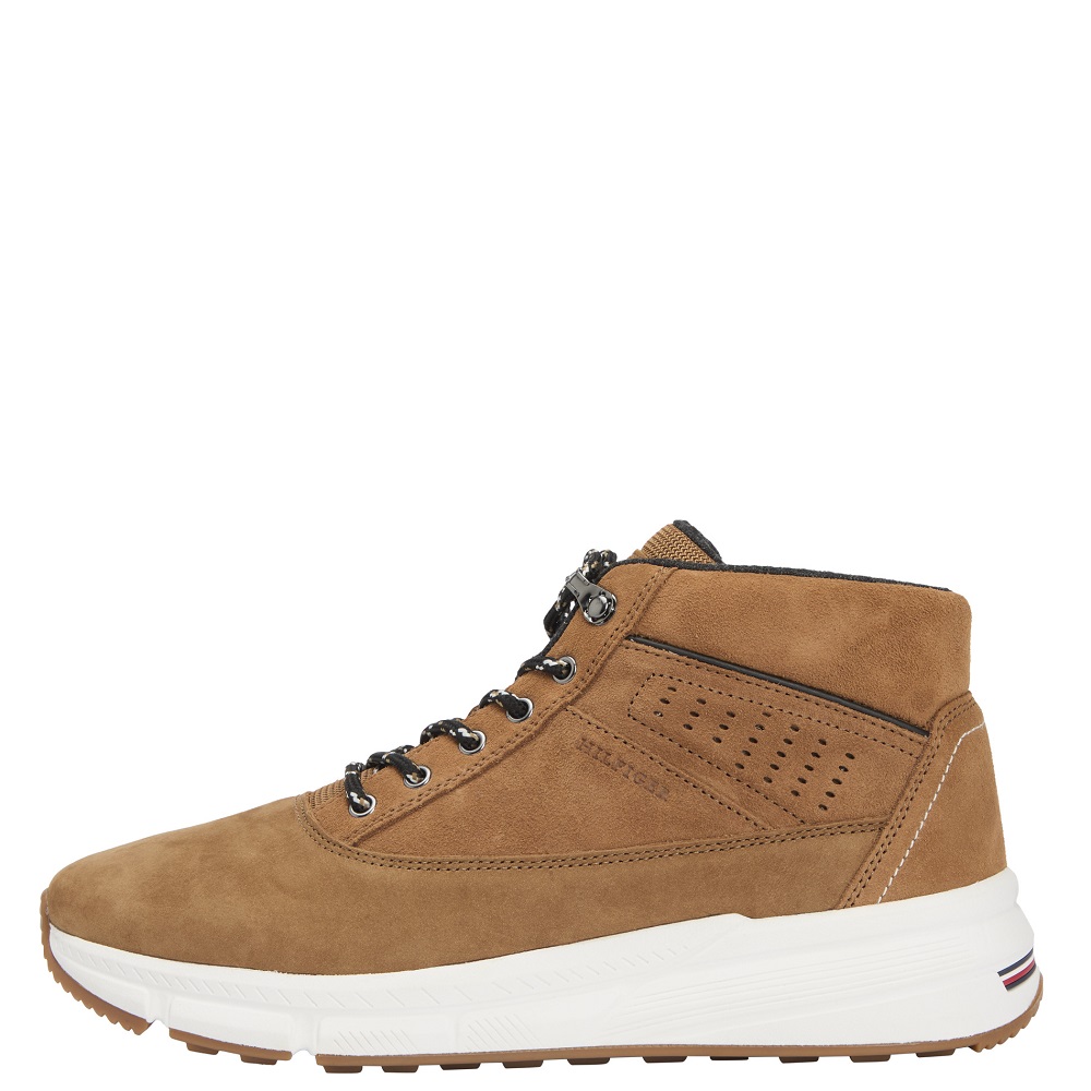 TOMMY HILFIGER</br>Tommy Hilfiger Nubuck Suede Hybrid Boots FM0FM05609-GWJ Ανδρικά Μποτάκια Ταμπά Suede/Nubuck TOMMY HILFIGER</br>Tommy Hilfiger Nubuck Suede Hybrid Boots FM0FM05609-GWJ Ανδρικά Μποτάκια Ταμπά Suede/Nubuck