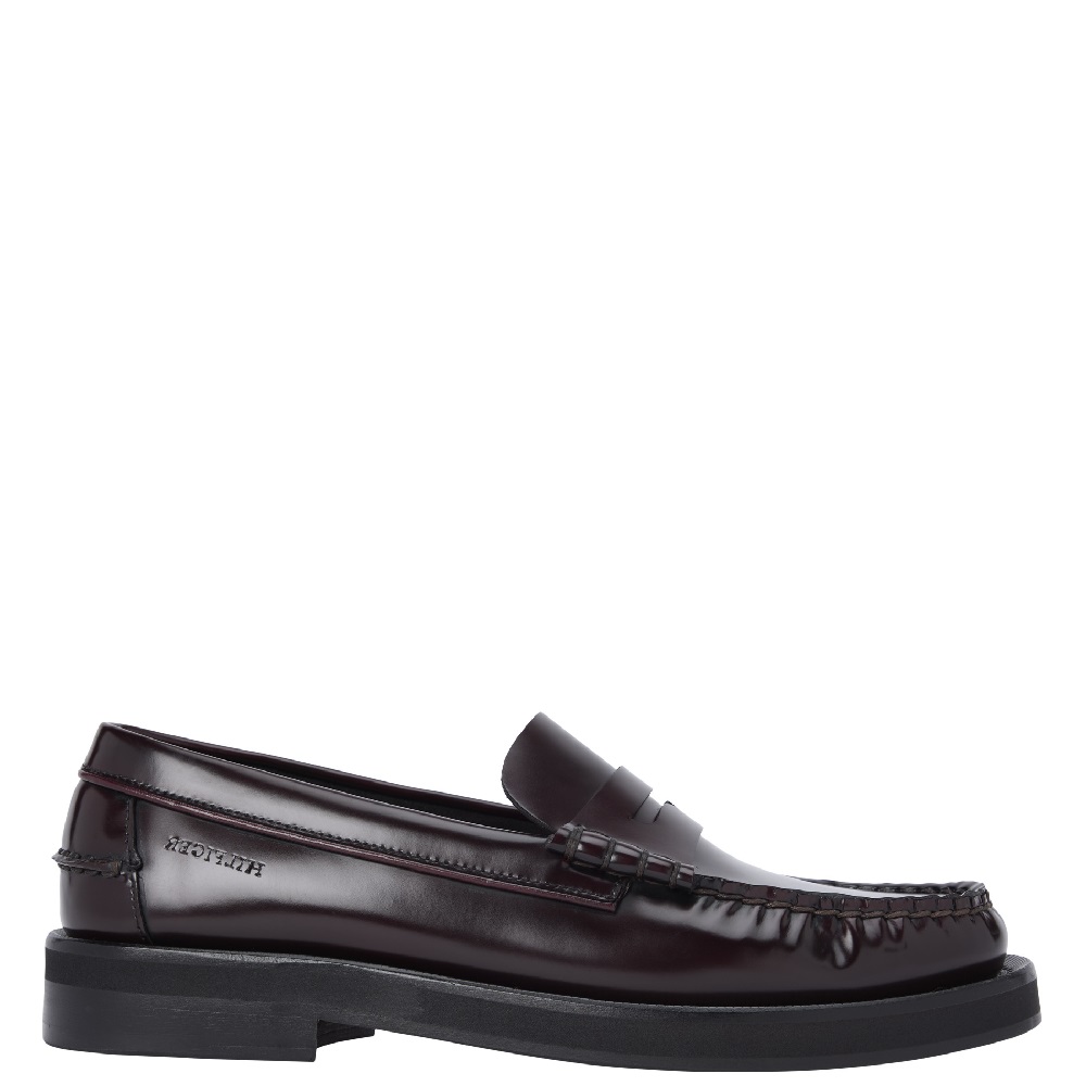 TOMMY HILFIGER</br>Tommy Hilfiger Classic High Hilfiger Abra Loafers FM0FM05624-XUT Ανδρικά Μοκασίνια Μπορντώ Δέρμα