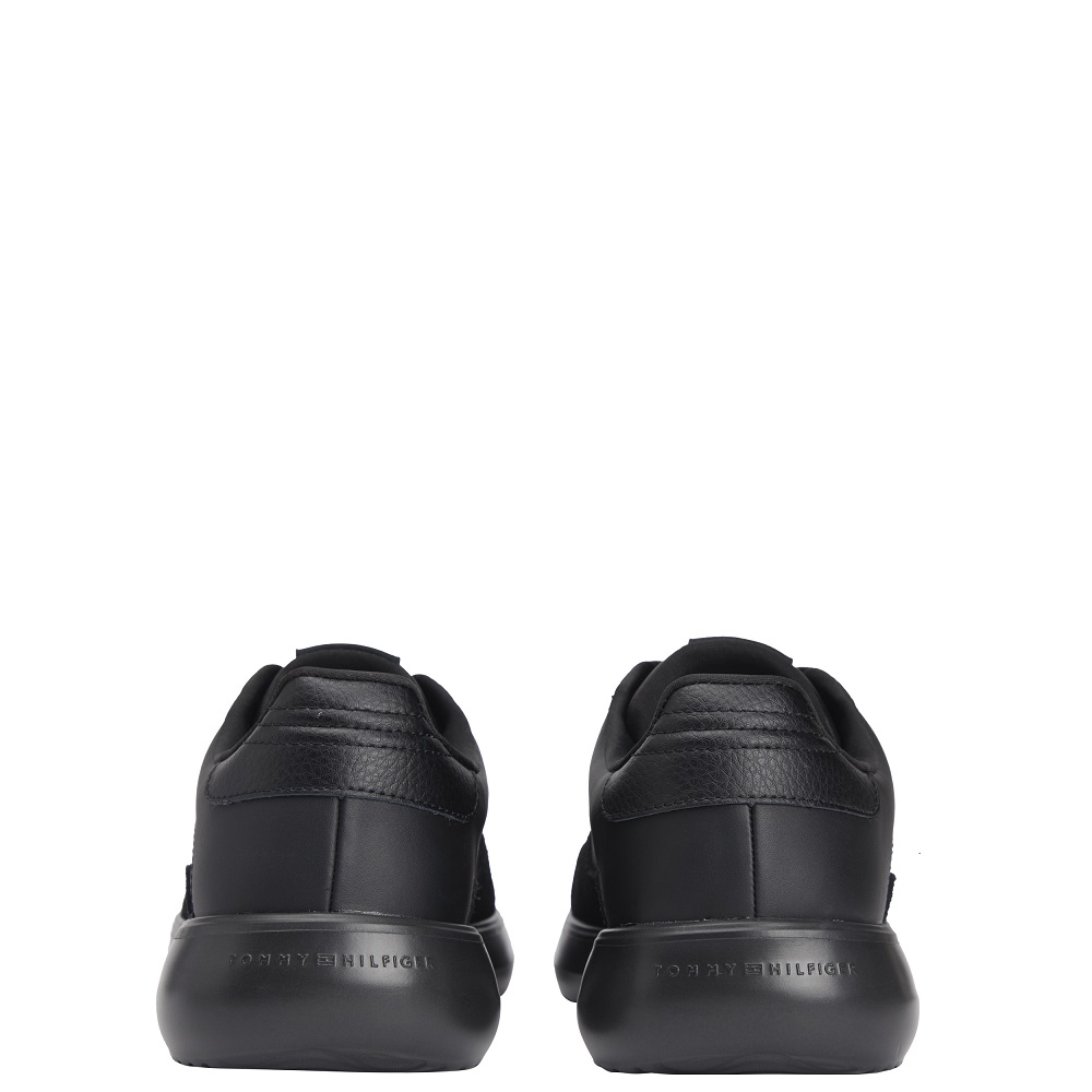 TOMMY HILFIGER</br>Tommy Hilfiger Modern Lightcup Leather Trainers FM0FM05636-BDS Ανδρικά Sneakers Μαύρο Δέρμα TOMMY HILFIGER</br>Tommy Hilfiger Modern Lightcup Leather Trainers FM0FM05636-BDS Ανδρικά Sneakers Μαύρο Δέρμα