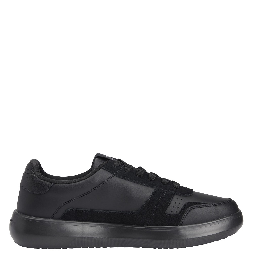 TOMMY HILFIGER</br>Tommy Hilfiger Modern Lightcup Leather Trainers FM0FM05636-BDS Ανδρικά Sneakers Μαύρο Δέρμα TOMMY HILFIGER</br>Tommy Hilfiger Modern Lightcup Leather Trainers FM0FM05636-BDS Ανδρικά Sneakers Μαύρο Δέρμα