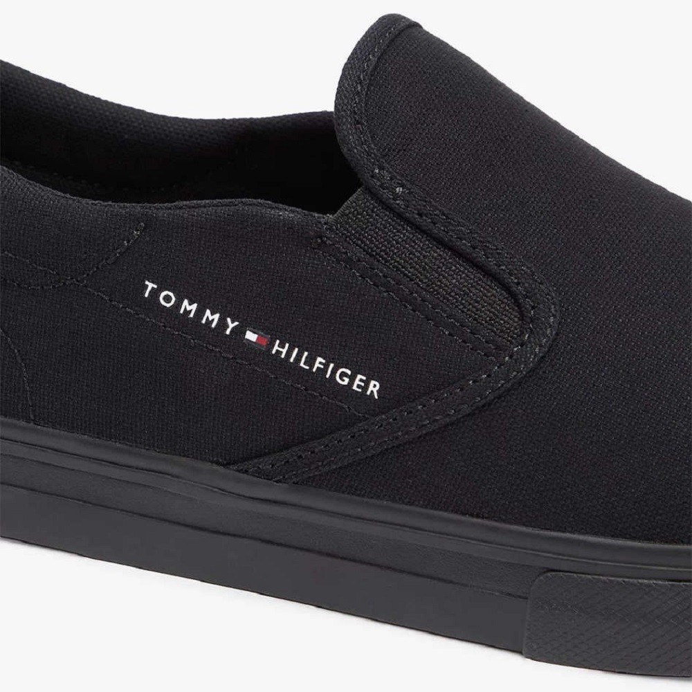 TOMMY HILFIGER</br>Tommy Hilfiger FM0FM05689-BDS Ανδρικά Sneakers Slip-On Μαύρο
