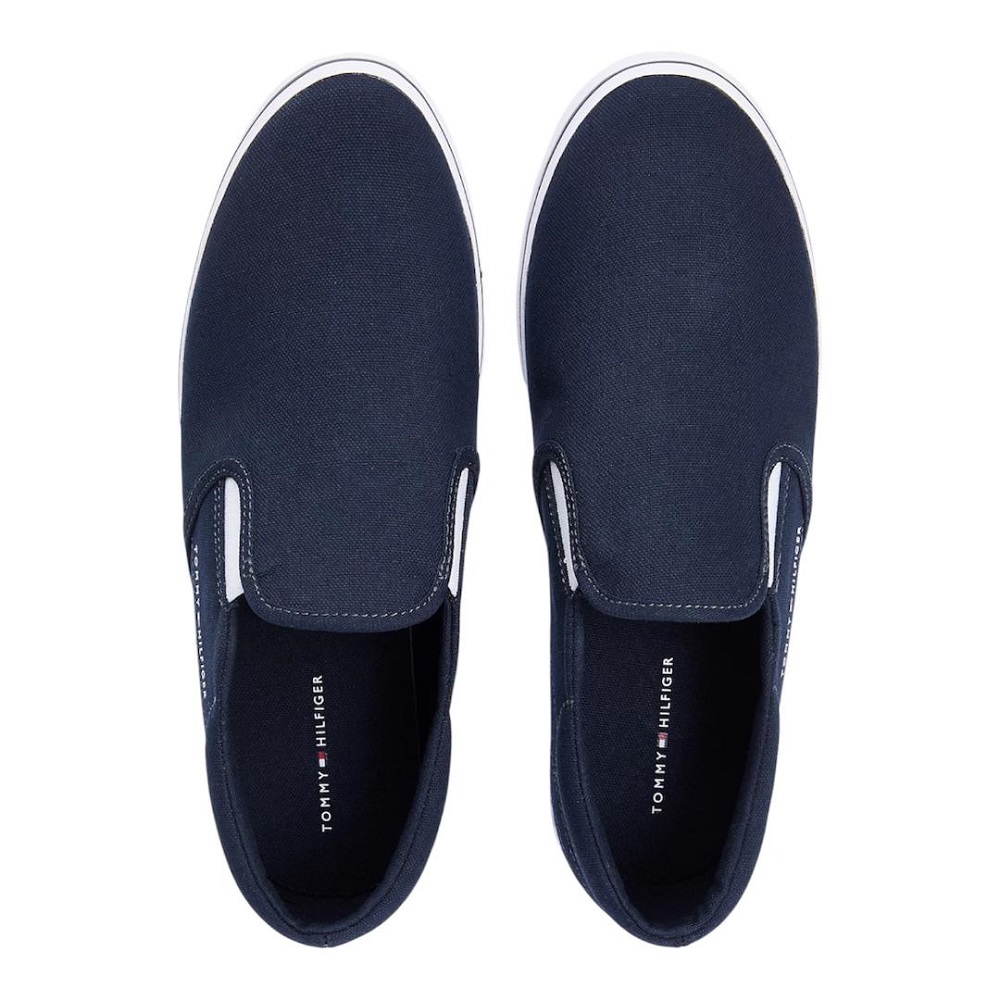 TOMMY HILFIGER</br>Tommy Hilfiger FM0FM05689-DW5 Ανδρικά Sneakers Slip-On Μπλε TOMMY HILFIGER</br>Tommy Hilfiger FM0FM05689-DW5 Ανδρικά Sneakers Slip-On Μπλε