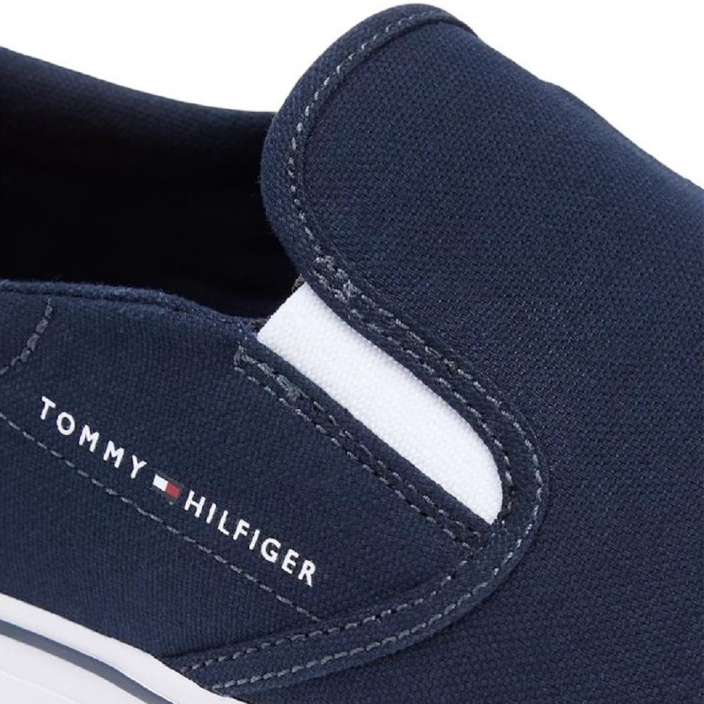 TOMMY HILFIGER</br>Tommy Hilfiger FM0FM05689-DW5 Ανδρικά Sneakers Slip-On Μπλε TOMMY HILFIGER</br>Tommy Hilfiger FM0FM05689-DW5 Ανδρικά Sneakers Slip-On Μπλε