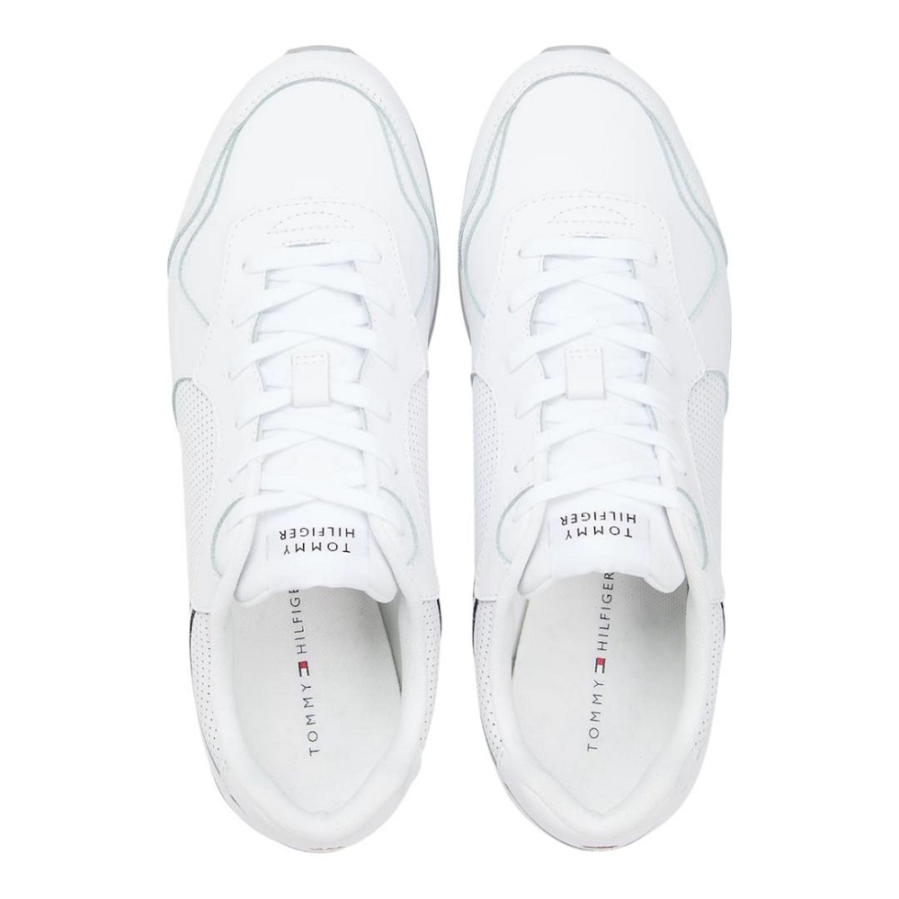 TOMMY HILFIGER</br>Tommy Hilfiger FM0FM05740-YBS Ανδρικά Sneakers Λευκό Δέρμα TOMMY HILFIGER</br>Tommy Hilfiger FM0FM05740-YBS Ανδρικά Sneakers Λευκό Δέρμα