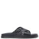 TOMMY HILFIGER</br>Tommy Hilfiger Flag Hardware Leather Sandal FM0FM05753-BDS Ανδρικές Παντόφλες Μαύρο Δέρμα