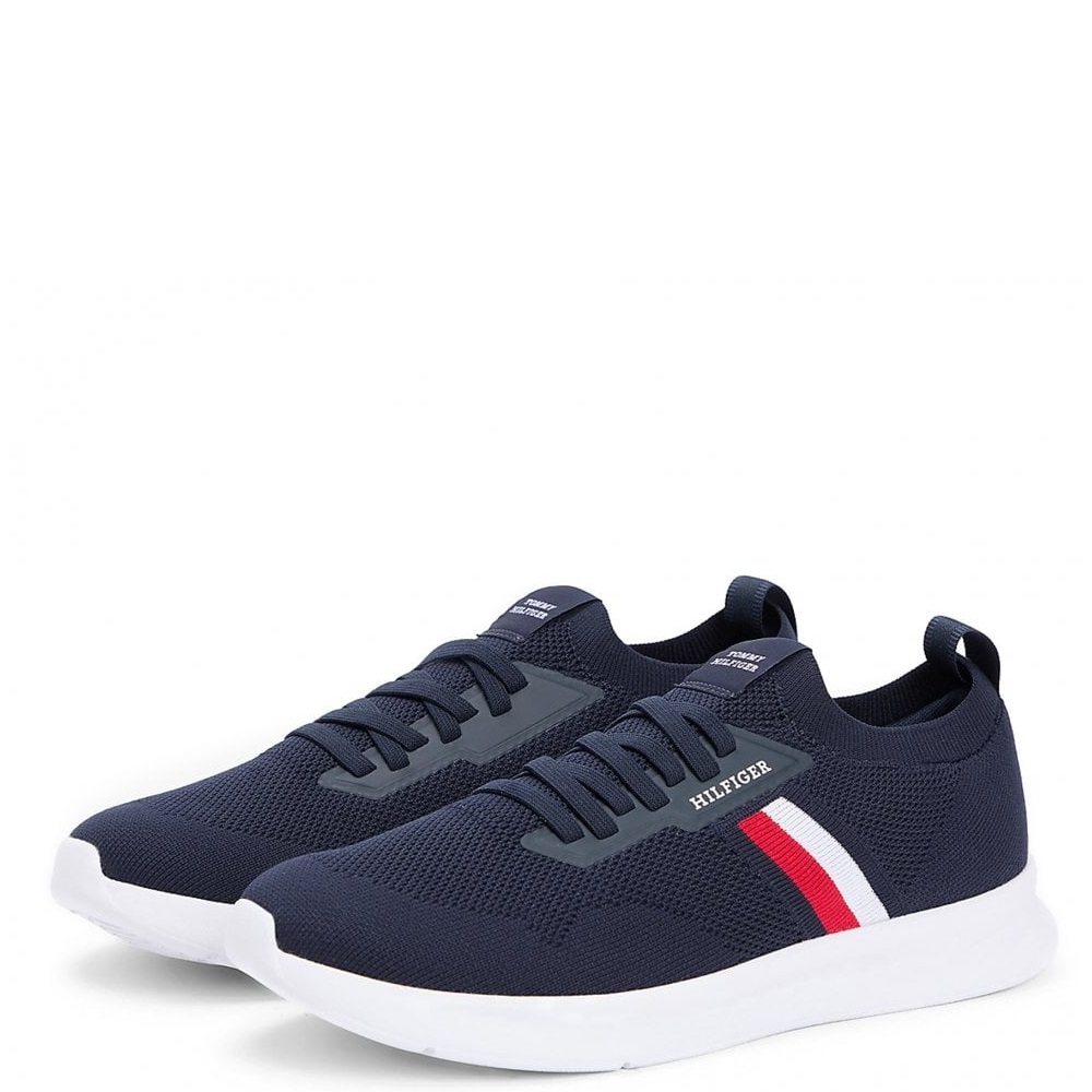 TOMMY HILFIGER</br>Tommy Hilfiger Lightweight Knitted Runner FM0FM05756-DW5 Ανδρικά Sneakers Μπλε