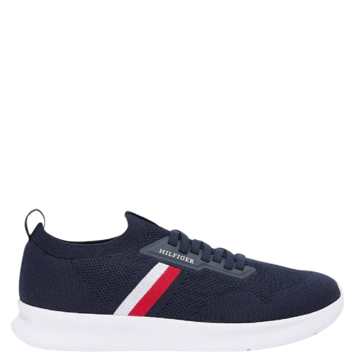 Tommy Hilfiger Lightweight Knitted Runner FM0FM05756-DW5 Ανδρικά Sneakers Μπλε