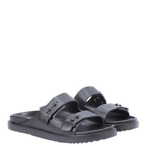 Tommy Hilfiger Light Adjustable Pool Slider FM0FM05757-BDS Ανδρικές Σαγιονάρες Μαύρο