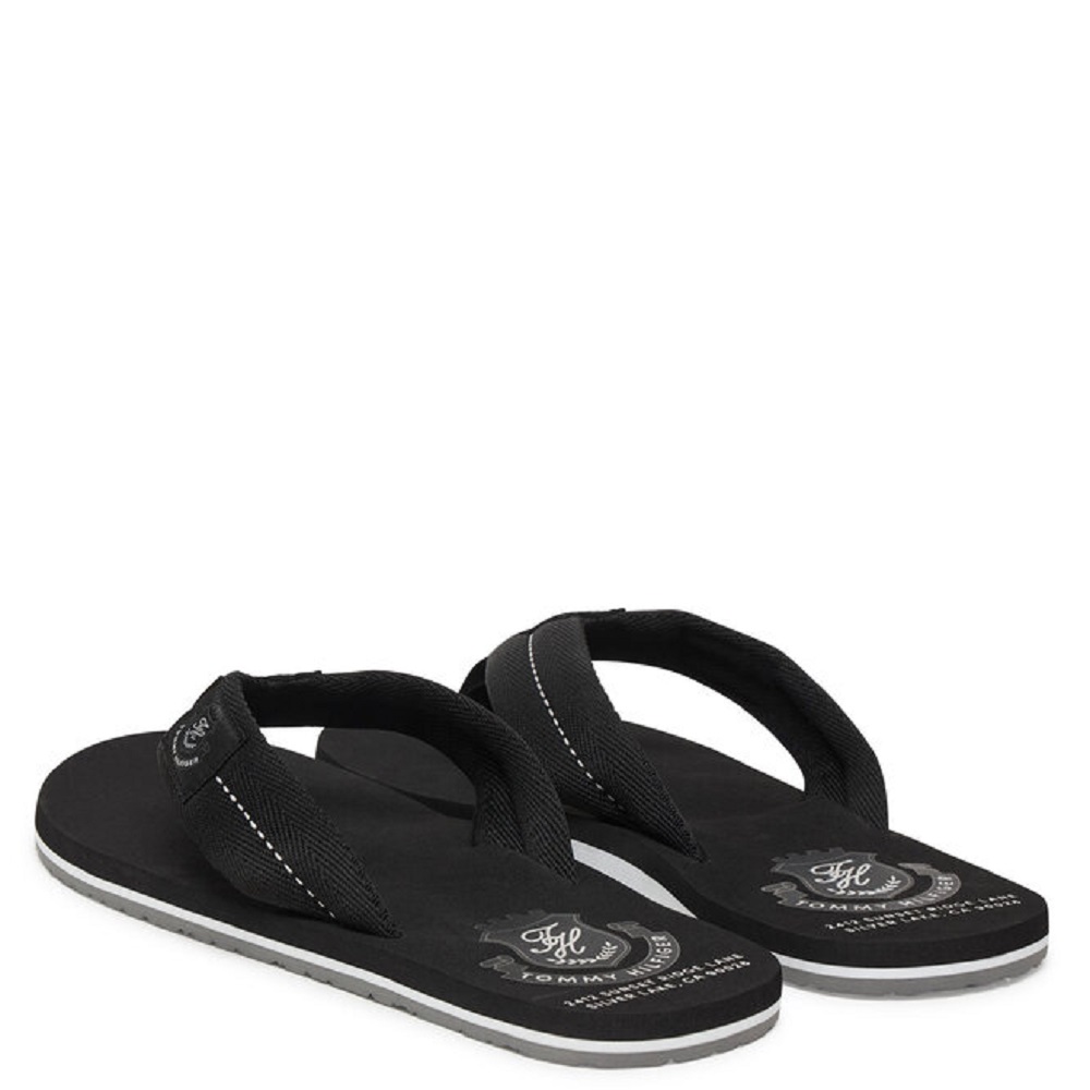 TOMMY HILFIGER</br>Tommy Hilfiger FM0FM05804-BDS Ανδρικές Σαγιονάρες Μαύρο TOMMY HILFIGER</br>Tommy Hilfiger FM0FM05804-BDS Ανδρικές Σαγιονάρες Μαύρο