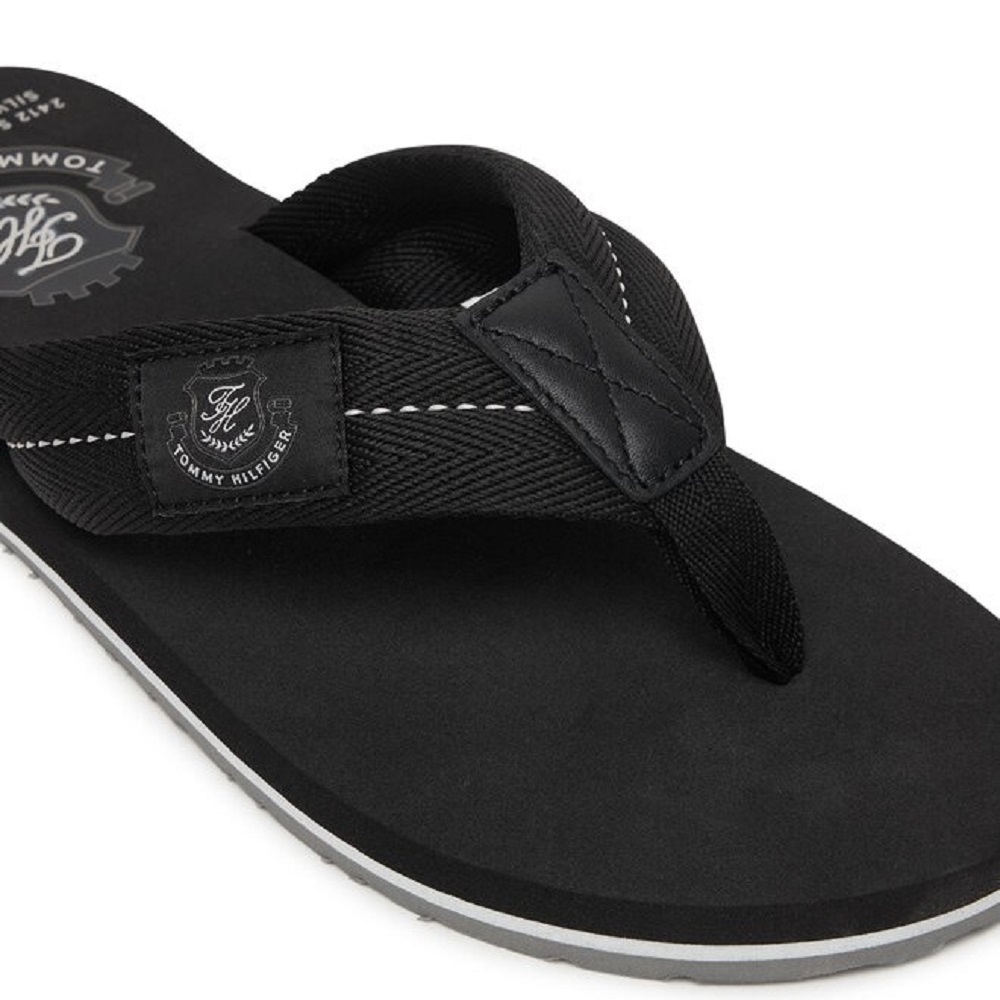 TOMMY HILFIGER</br>Tommy Hilfiger FM0FM05804-BDS Ανδρικές Σαγιονάρες Μαύρο TOMMY HILFIGER</br>Tommy Hilfiger FM0FM05804-BDS Ανδρικές Σαγιονάρες Μαύρο