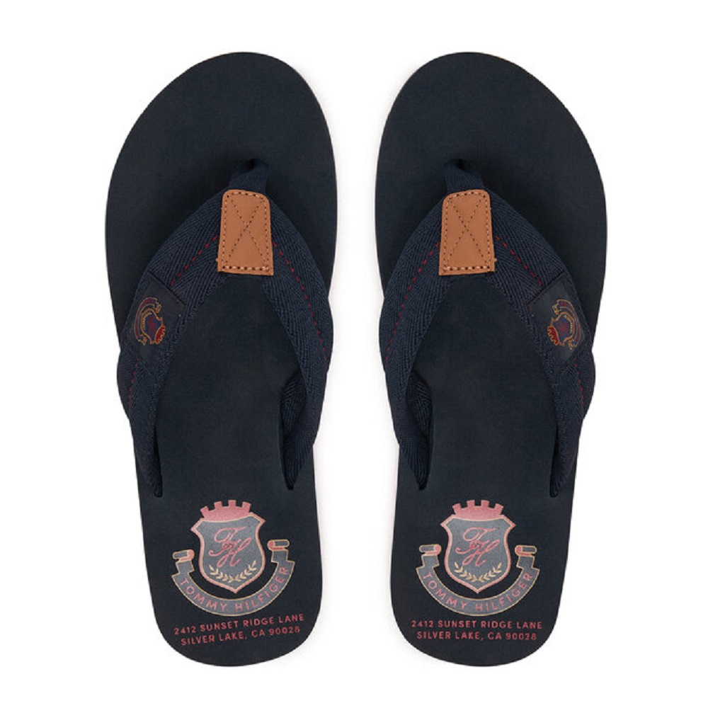 TOMMY HILFIGER</br>Tommy Hilfiger FM0FM05804-DW5 Ανδρικές Σαγιονάρες Μπλε TOMMY HILFIGER</br>Tommy Hilfiger FM0FM05804-DW5 Ανδρικές Σαγιονάρες Μπλε