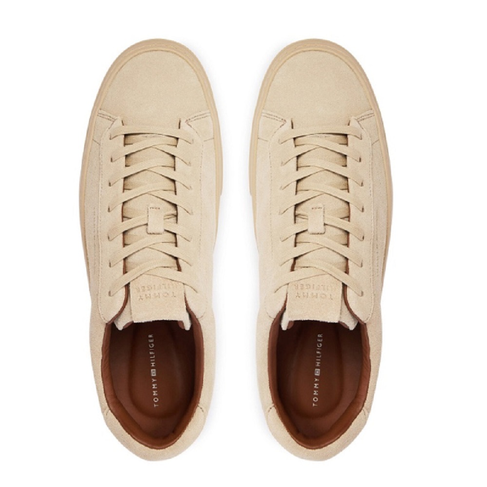 TOMMY HILFIGER</br>Tommy Hilfiger Park Premium FM0FM05829-RBT Ανδρικά Sneakers Μπεζ Suede