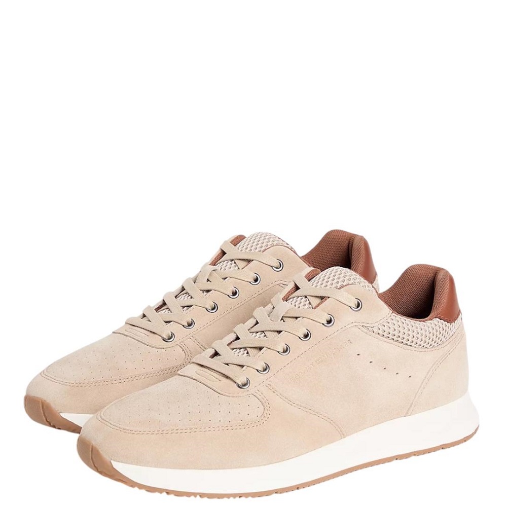 TOMMY HILFIGER</br>Tommy Hilfiger FM0FM05835-RBT Ανδρικά Sneakers Μπεζ Suede TOMMY HILFIGER</br>Tommy Hilfiger FM0FM05835-RBT Ανδρικά Sneakers Μπεζ Suede