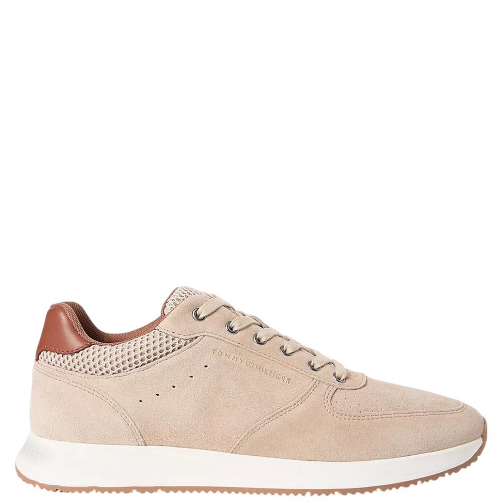 TOMMY HILFIGER</br>Tommy Hilfiger FM0FM05835-RBT Ανδρικά Sneakers Μπεζ Suede TOMMY HILFIGER</br>Tommy Hilfiger FM0FM05835-RBT Ανδρικά Sneakers Μπεζ Suede