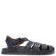 TOMMY HILFIGER</br>Tommy Hilfiger Adjustable Fisher Leather Sandal FM0FM05864-BDS Ανδρικά Πέδιλα Μαύρο Δέρμα