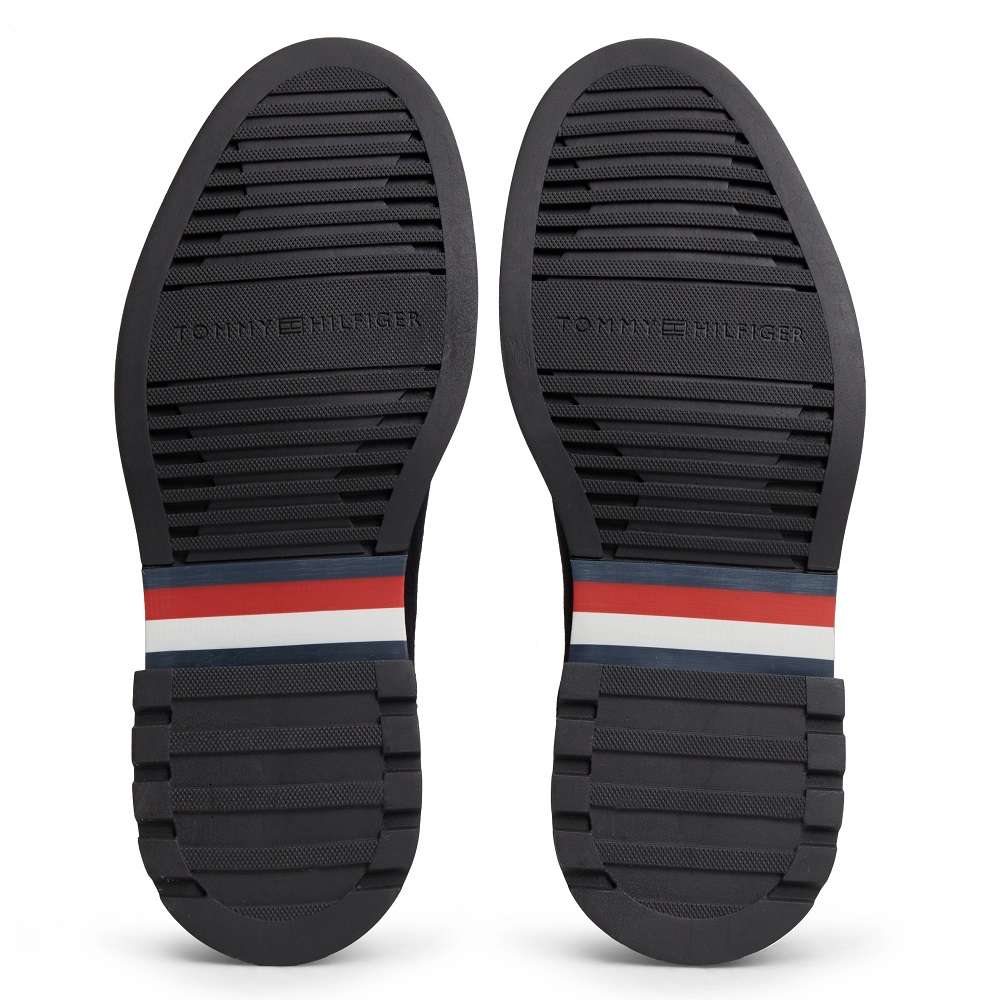 TOMMY HILFIGER</br>Tommy Hilfiger Corporate Casual Suede Chelsea FM0FM05952-DW5 Ανδρικά Μποτάκια Chelsea Μπλε Suede