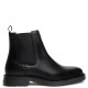 TOMMY HILFIGER</br>Tommy Hilfiger Corporate Casual Leather Chelsea FM0FM05966-BDS Ανδρικά Μποτάκια Chelsea Μαύρο Δέρμα