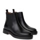TOMMY HILFIGER</br>Tommy Hilfiger Corporate Casual Leather Chelsea FM0FM05966-BDS Ανδρικά Μποτάκια Chelsea Μαύρο Δέρμα