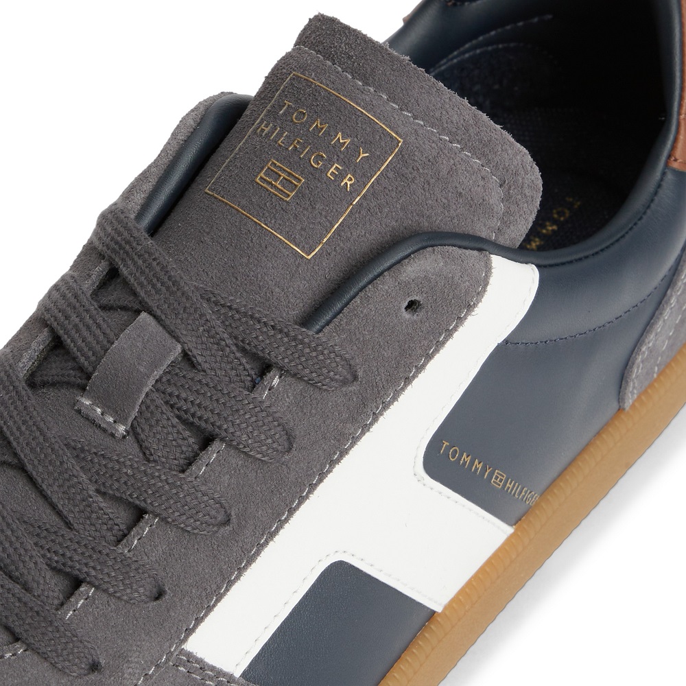 TOMMY HILFIGER</br>Tommy Hilfiger Tribeca Sneaker Mix FM0FM06068-DW5 Ανδρικά Sneakers Μπλε Δέρμα TOMMY HILFIGER</br>Tommy Hilfiger Tribeca Sneaker Mix FM0FM06068-DW5 Ανδρικά Sneakers Μπλε Δέρμα