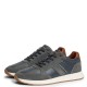 TOMMY HILFIGER</br>Tommy Hilfiger Elevated Mix Runner FM0FM06084-DW5 Ανδρικά Sneakers Μπλε Δέρμα TOMMY HILFIGER</br>Tommy Hilfiger Elevated Mix Runner FM0FM06084-DW5 Ανδρικά Sneakers Μπλε Δέρμα