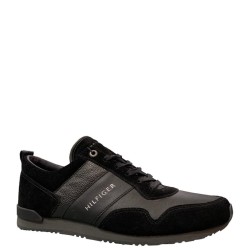 Ανδρικά Sneakers Μαύρο Δέρμα FM56821680-990 Tommy Hilfiger