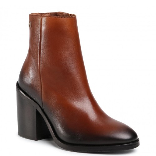 Γυναικεία Μποτάκια Ταμπά Δέρμα FW0FW05164-GOW Tommy Hilfiger Γυναικεία Μποτάκια Ταμπά Δέρμα FW0FW05164-GOW Tommy Hilfiger