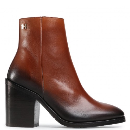 Γυναικεία Μποτάκια Ταμπά Δέρμα FW0FW05164-GOW Tommy Hilfiger Γυναικεία Μποτάκια Ταμπά Δέρμα FW0FW05164-GOW Tommy Hilfiger