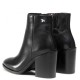 TOMMY HILFIGER</br>Γυναικεία Μποτάκια Μαύρο Δέρμα FW0FW05164-BDS Tommy Hilfiger