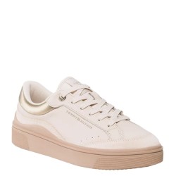 Γυναικεία Sneakers Μπεζ Δέρμα FW0FW06596-AA8 Tommy Hilfiger