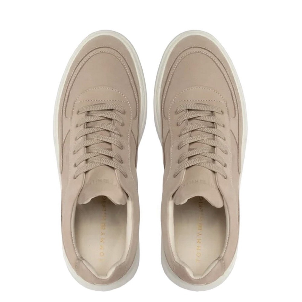 TOMMY HILFIGER</br>Γυναικεία Sneakers Μπεζ Δέρμα FW0FW06597-ACI Tommy Hilfiger TOMMY HILFIGER</br>Γυναικεία Sneakers Μπεζ Δέρμα FW0FW06597-ACI Tommy Hilfiger
