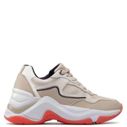Γυναικεία Sneakers Μπεζ Δέρμα FW0FW06757-ACI Tommy Hilfiger