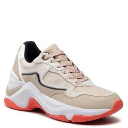 Γυναικεία Sneakers Μπεζ Δέρμα FW0FW06757-ACI Tommy Hilfiger