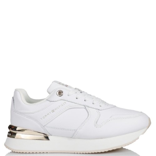 Γυναικεία Sneakers Λευκό Δέρμα FW0FW07108-YBS Tommy Hilfiger Γυναικεία Sneakers Λευκό Δέρμα FW0FW07108-YBS Tommy Hilfiger