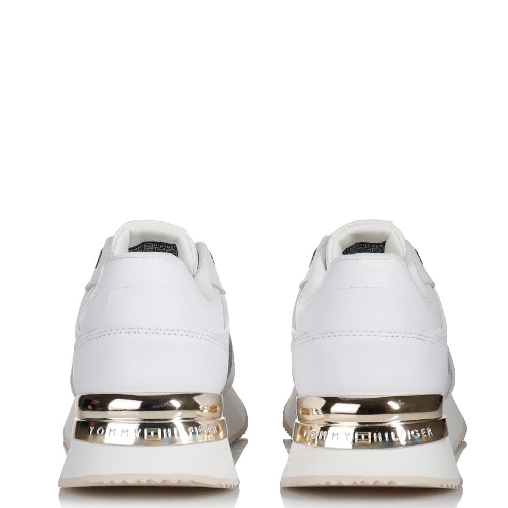 TOMMY HILFIGER</br>Γυναικεία Sneakers Λευκό Δέρμα FW0FW07108-YBS Tommy Hilfiger TOMMY HILFIGER</br>Γυναικεία Sneakers Λευκό Δέρμα FW0FW07108-YBS Tommy Hilfiger