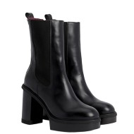 Γυναικεία Μποτάκια Μαύρο FW0FW07542-BDS Tommy Hilfiger